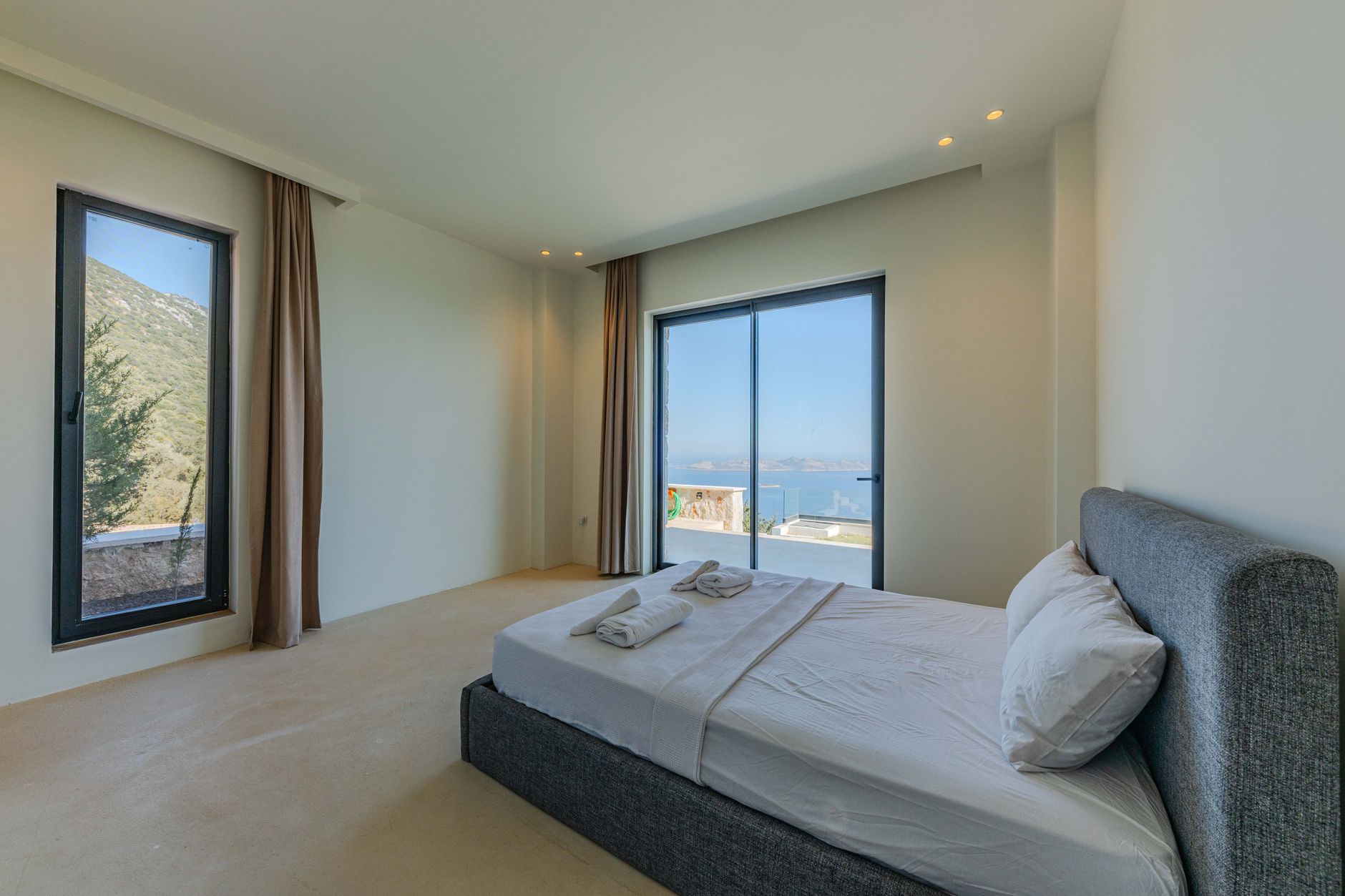 Minimalist villa room interior